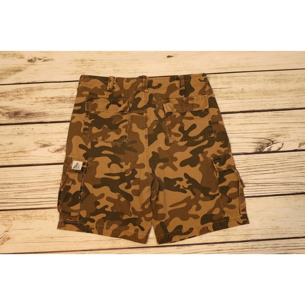 WONDERWALL Broken-In Camo Cargo Shorts Men's‎ 38 Utility Vintage Y2K Canvas - Picture 3 of 9